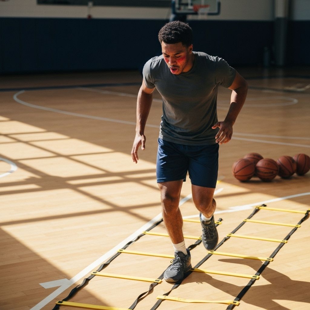 Basketball agility training