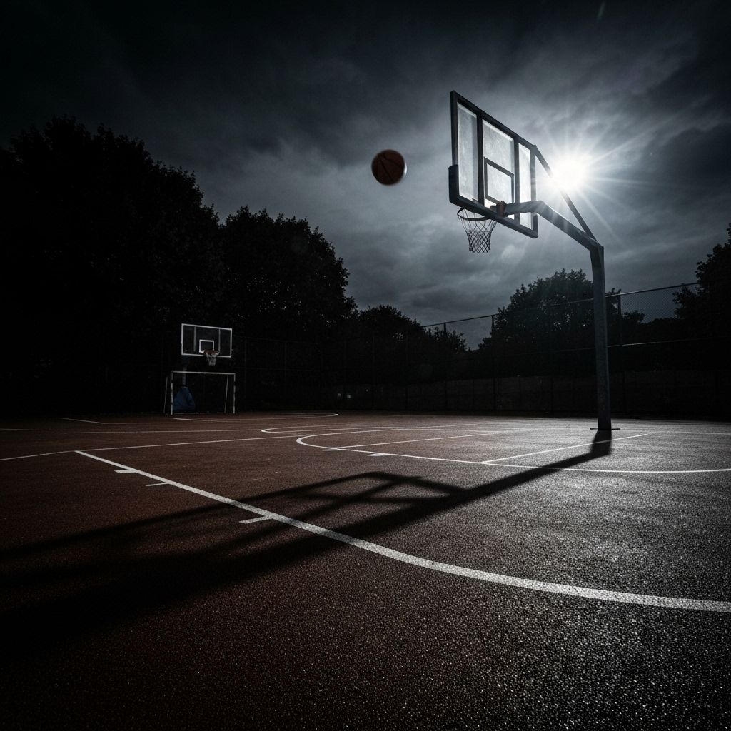 Basketball court background